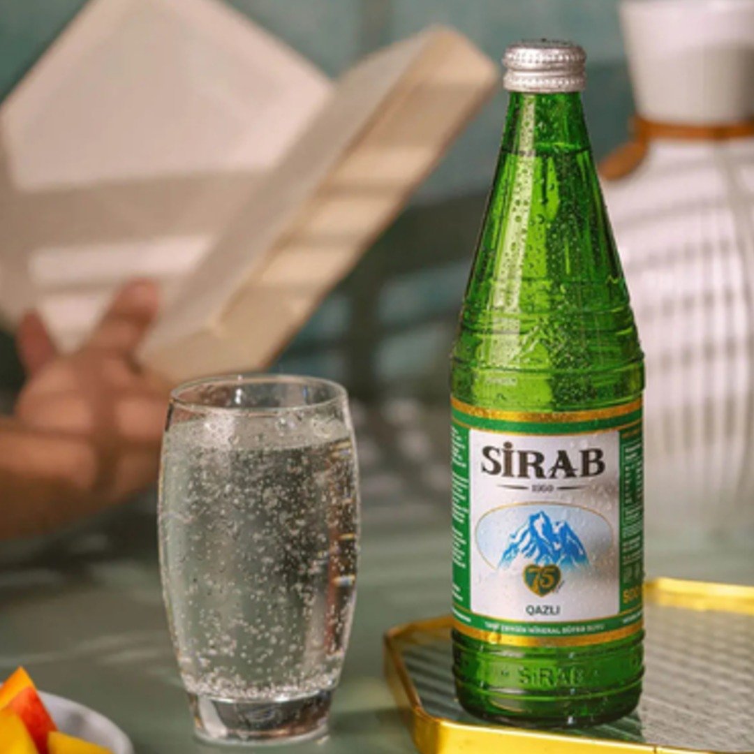 Sirab şüşə (qazlı,qazsız)